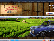 Tablet Screenshot of christensenautosales.net